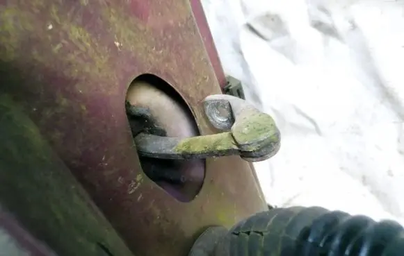 Ford Escort Front door check strap stopper 