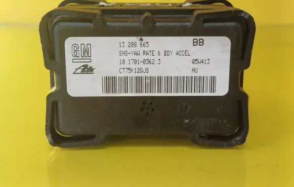 Opel Zafira B ESP acceleration yaw rate sensor 13208665 10170103623