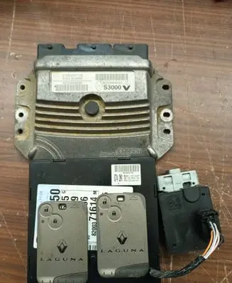 Renault Laguna II Engine ECU kit and lock set 8200444586 8200444583 p8200660166