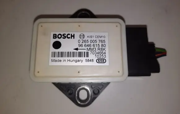 Peugeot 3008 I ESP acceleration yaw rate sensor 0265005765 9664661580 7034664