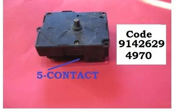 Volvo C70 Air flap motor/actuator 9142629 4970