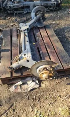 Rear axle beam