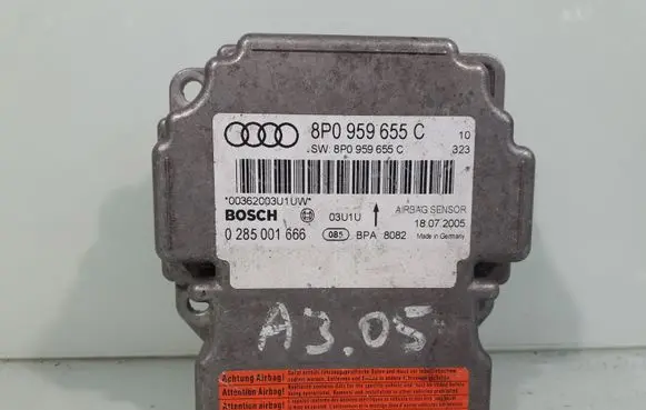 Audi A3 S3 A3 Sportback 8P Airbag control unit/module 8P0959655C