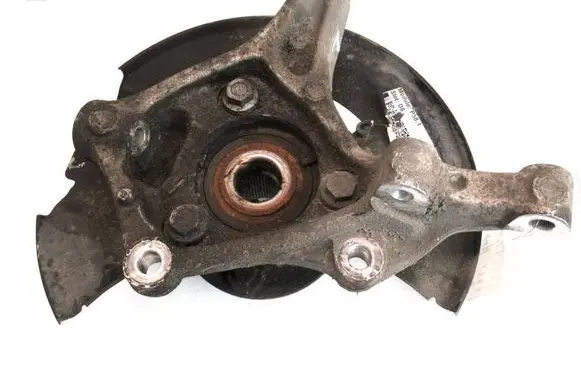 Front wheel hub spindle knuckle