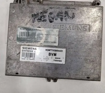 Renault Megane I Engine control unit/module 7700864451 S111730108C 7700101920