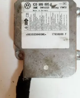 Volkswagen Polo Airbag control unit/module 1C0909605K 5WK43125 17030808F