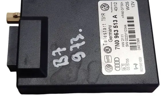 Volkswagen PASSAT B7 Auxiliary heating control unit/module 7N0963513A 9019510B