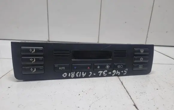 BMW 3 E46 Climate control unit 64116917004 5HB00773821 110901112