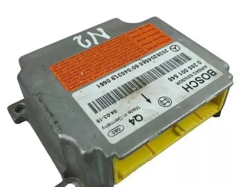 Mercedes-Benz C W203 Airbag control unit/module 2038204585 A2038204585