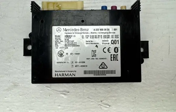 Mercedes-Benz S W222 Bluetooth control unit module A2229003920 A2229018806 A2229026119