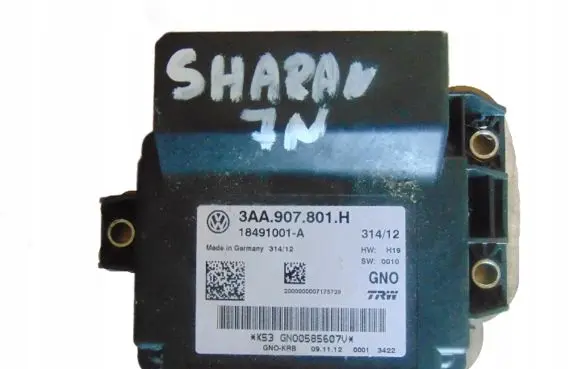 Volkswagen Sharan Hand brake control module 3AA907801H