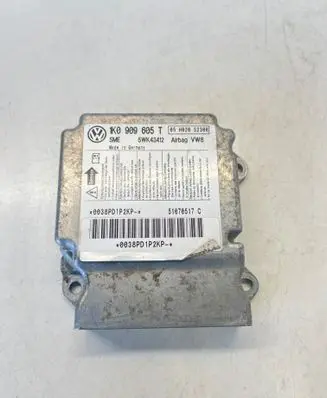 Volkswagen Golf V Airbag control unit/module 1K0909605T 5WK43412 05H020S2300