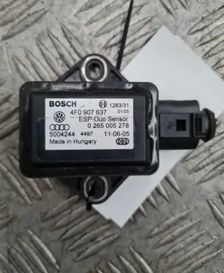 Audi A6 S6 C6 4F ESP acceleration yaw rate sensor 4F0907637