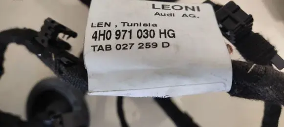 Audi A8 S8 D4 4H Front door wiring loom 4H0971030HG