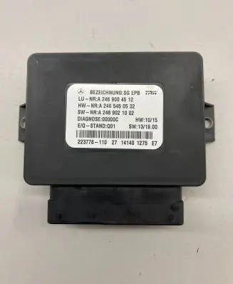 Mercedes-Benz A W176 Hand brake control module A2465450532 A2469021002 A2469004512