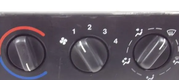 Opel Vectra B Air conditioning/heating control unit 90463845