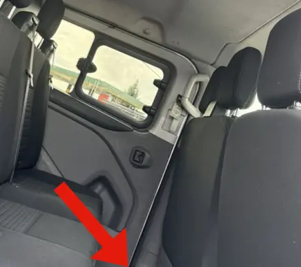 Ford Transit Custom (B) pillar trim (bottom) JK21V243W13B JK21V243W13F