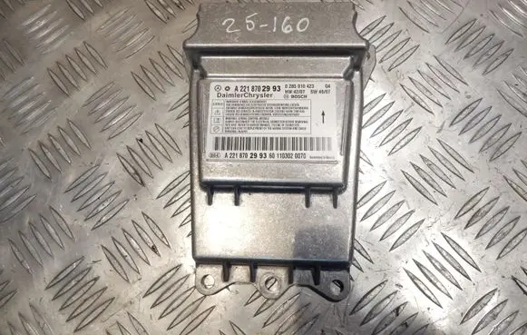 Mercedes-Benz S W221 Airbag control unit/module A2218702993 MERCEDESBENZ 25160