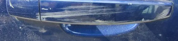 Opel Astra H Front door exterior handle 