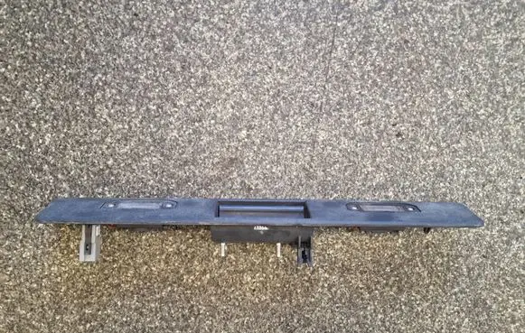 Trunk door license plate light bar