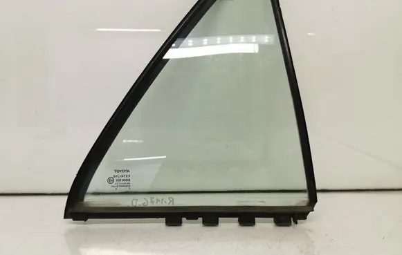 Rear vent window glass