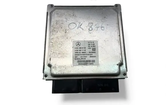 Mercedes-Benz GLE (W166 - C292) Engine control unit/module ECU A6519009702 A6519011102