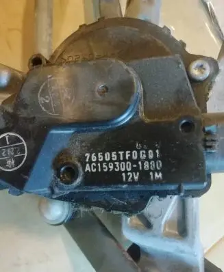 Honda Jazz Front wiper linkage and motor AC1593001880 76505TF0G01