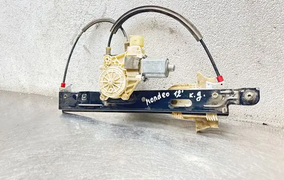 Ford Mondeo MK IV Rear door window regulator with motor 6M2114553B