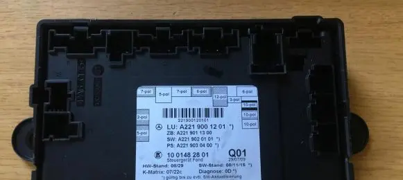 Mercedes-Benz S W221 Door control unit/module A2219001201