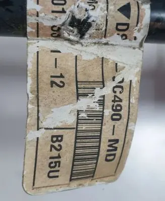 Ford Fusion II Vacuum line/pipe/hose DS7C9C490 20133311