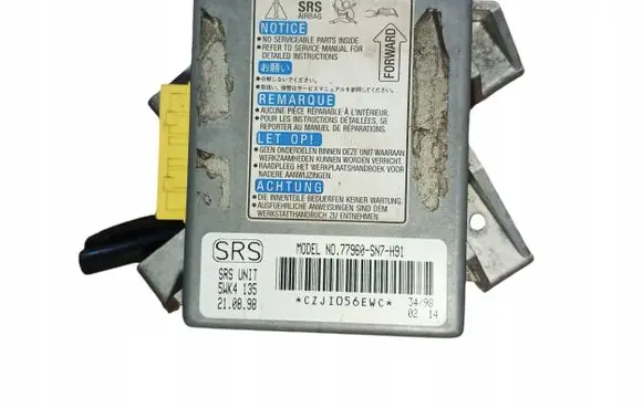 Honda Accord Airbag control unit/module 77960SN7H91