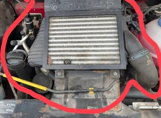 Volkswagen Transporter - Caravelle T4 Intercooler radiator