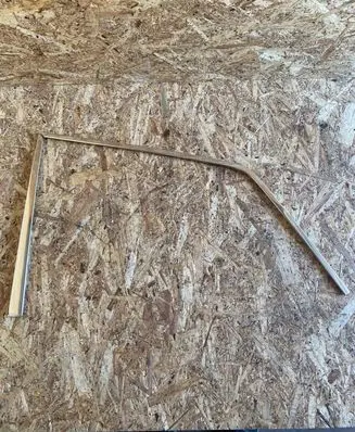 Mercedes-Benz W123 Front door glass trim molding