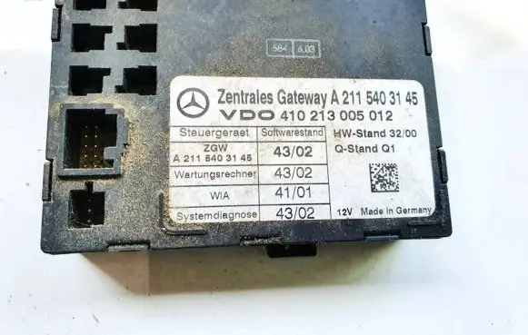Mercedes-Benz E W211 Door control unit/module 410213005012 a2115403145