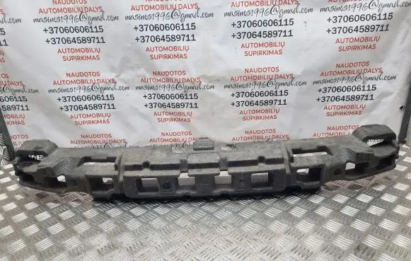 Front bumper foam support bar