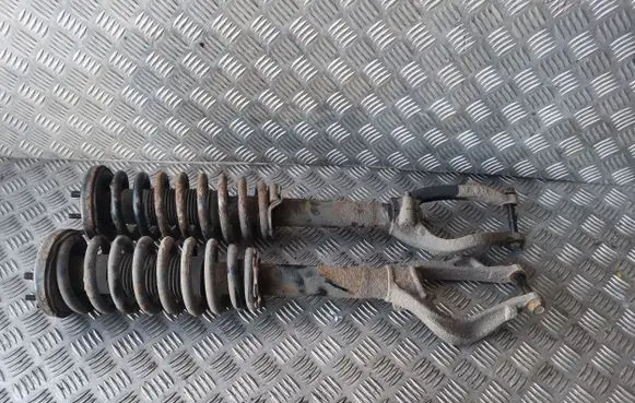 Front shock absorber with coil spring