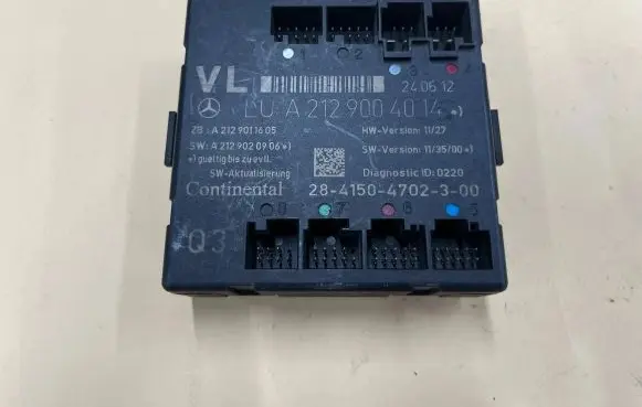 Mercedes-Benz C W204 Door control unit/module A2129004014 A2129011605 A2129020906