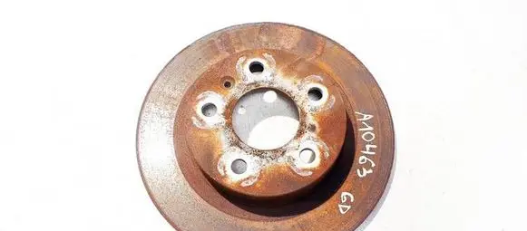 Opel Astra H Rear brake disc neventiliuojamas