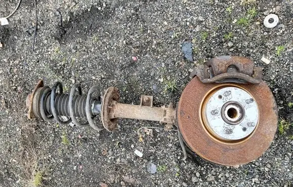 KIA Sportage Rear shock absorber with coil spring 546602Y360