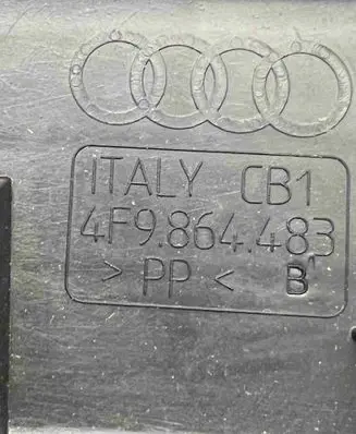 Audi A6 S6 C6 4F Trunk/boot sill cover protection 4F9864483