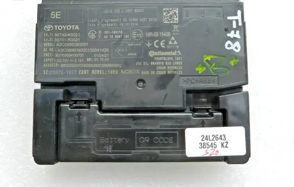 Toyota Yaris XP210 Phone control unit/module 86740K0021