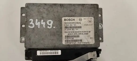 Peugeot 607 Gearbox control unit/module 0260002925 9643926680 ZF6058001144