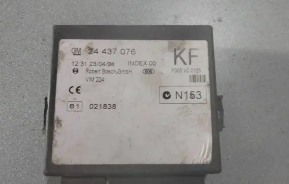 Opel Zafira A Comfort/convenience module 24437076 021838 F005V00155