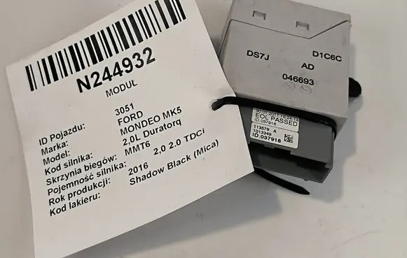 Ford Mondeo MK V Central body control module