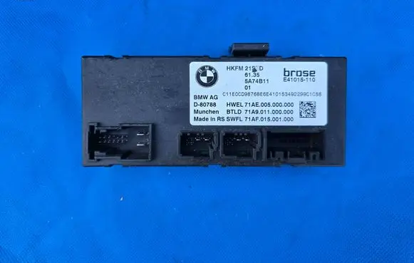 BMW 5 G60 G61 Tailgate/trunk control unit/module 5A74B11 HK7M219D E41015110