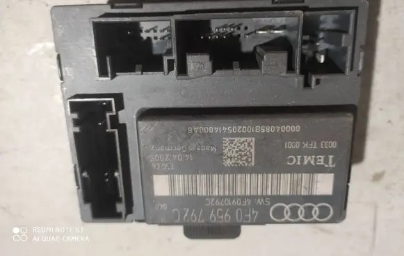 Audi A6 S6 C6 4F Door control unit/module 4F0959792C 4F0910792C 0033TFK0001