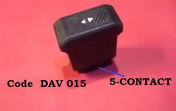 Renault Clio I Electric window control switch DAV015