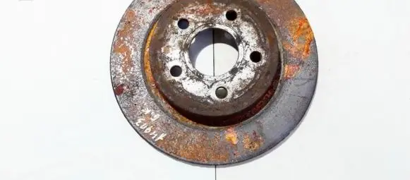Ford Focus C-MAX Rear brake disc neventiliuojamas