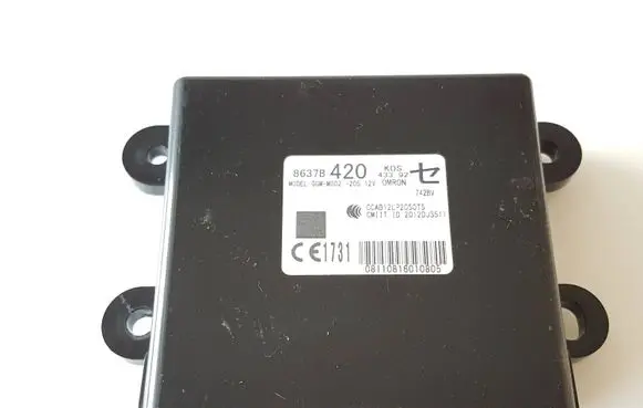 Mitsubishi Outlander Keyless (KESSY) go control unit/module 8637B420 2012DJ3511 08110816010805