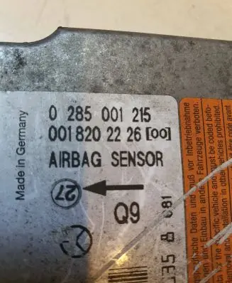 Mercedes-Benz S W220 Airbag control unit/module 0285001215